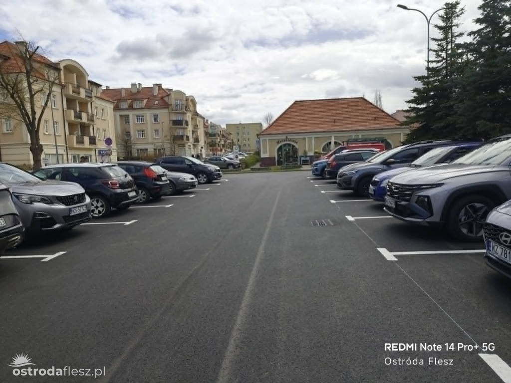 Wyremontowano parking przed Starostwem Powiatowym