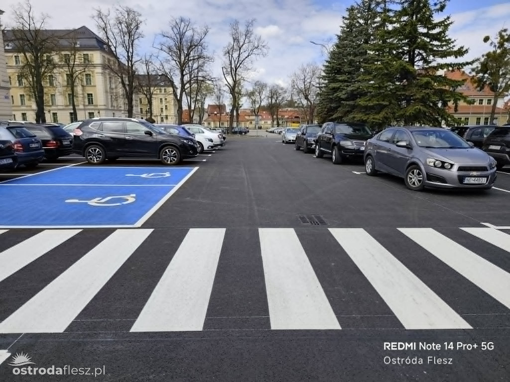 Wyremontowano parking przed Starostwem Powiatowym