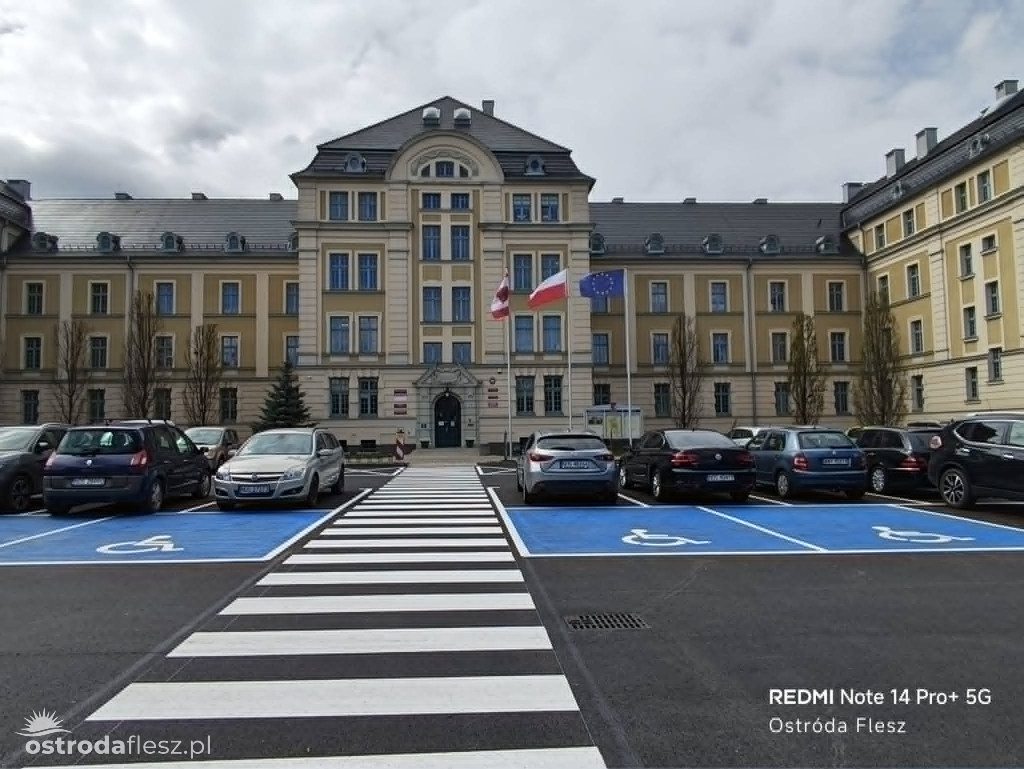 Wyremontowano parking przed Starostwem Powiatowym