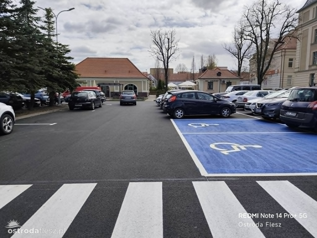Wyremontowano parking przed Starostwem Powiatowym