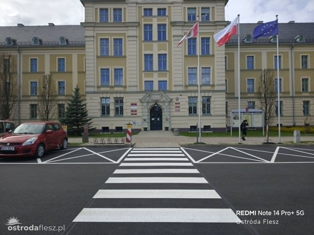 Wyremontowano parking przed Starostwem Powiatowym