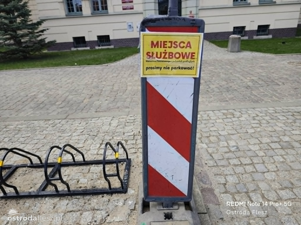 Wyremontowano parking przed Starostwem Powiatowym