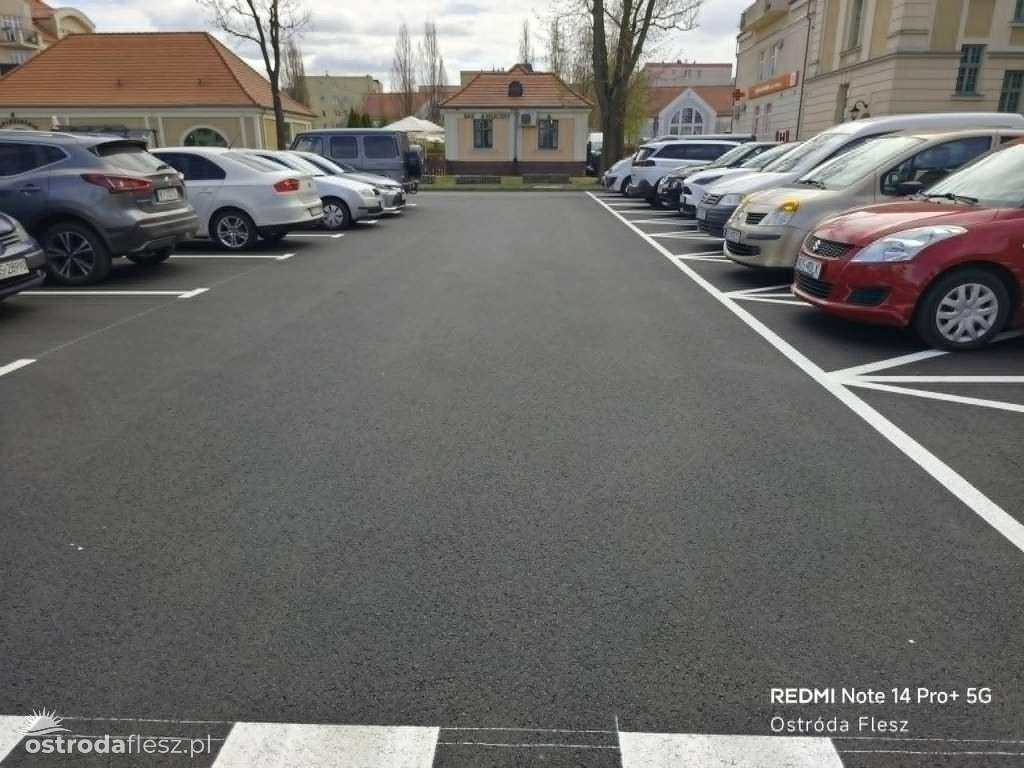 Wyremontowano parking przed Starostwem Powiatowym