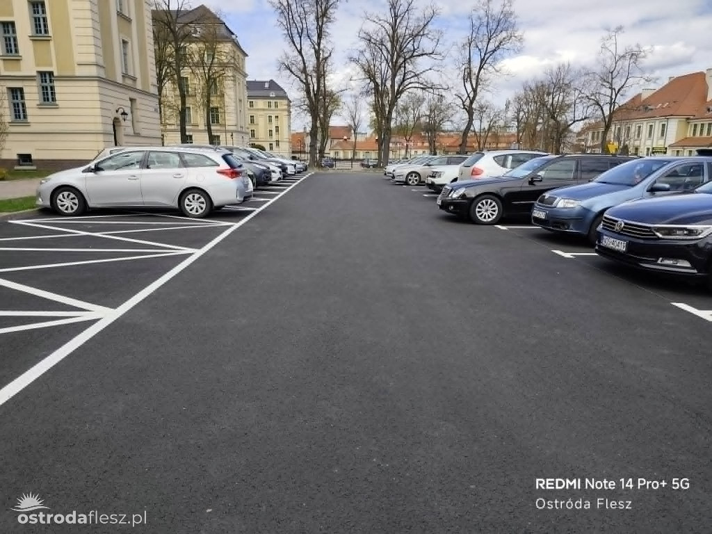 Wyremontowano parking przed Starostwem Powiatowym