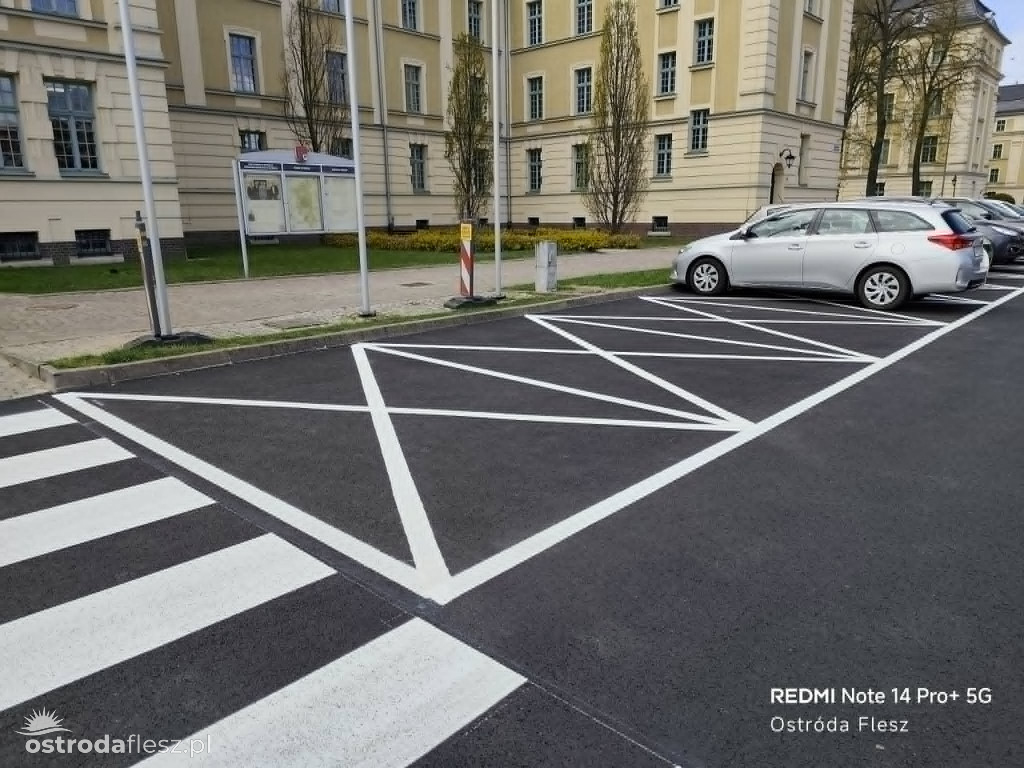 Wyremontowano parking przed Starostwem Powiatowym