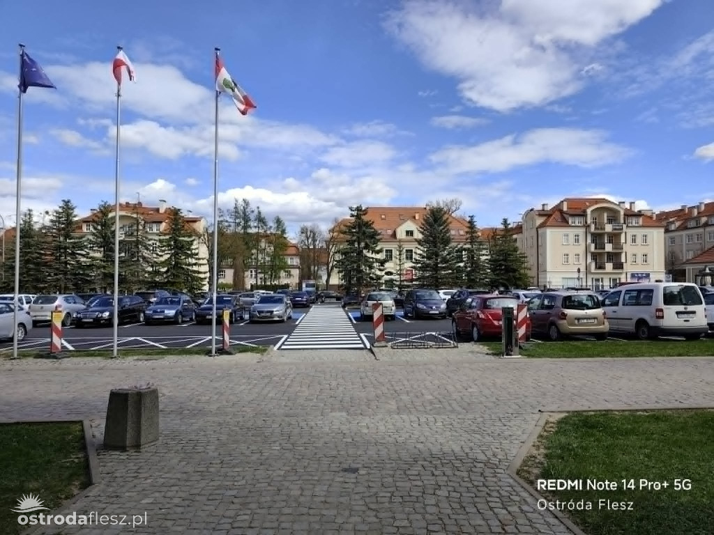 Wyremontowano parking przed Starostwem Powiatowym