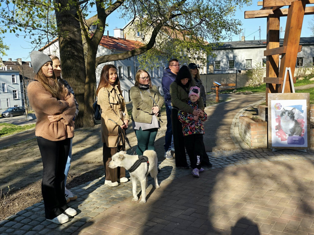 Ostróda uczciła Łukasza Litewkę w Ogrodzie Różanym