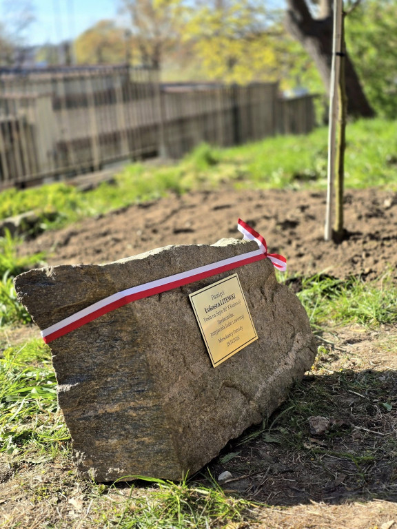Ostróda uczciła Łukasza Litewkę w Ogrodzie Różanym