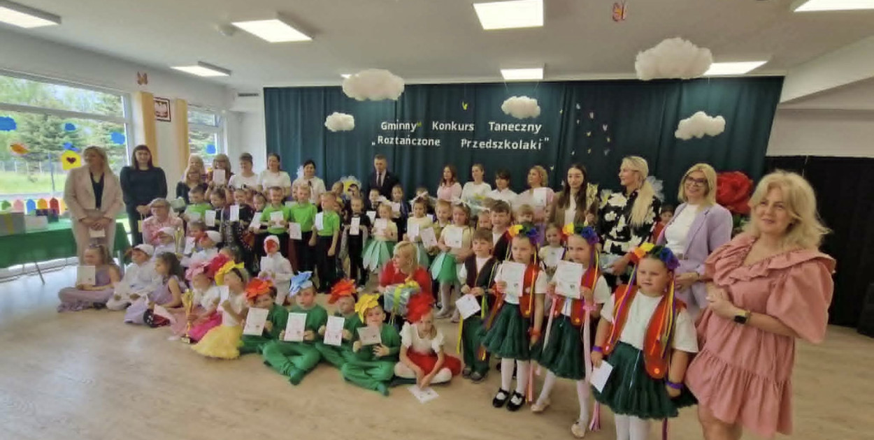 Roztańczone przedszkolaki opanowały Stare Jabłonki