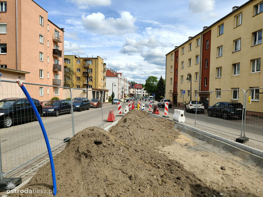 Plac Tysiąclecia w Ostródzie zmienia swoje oblicze