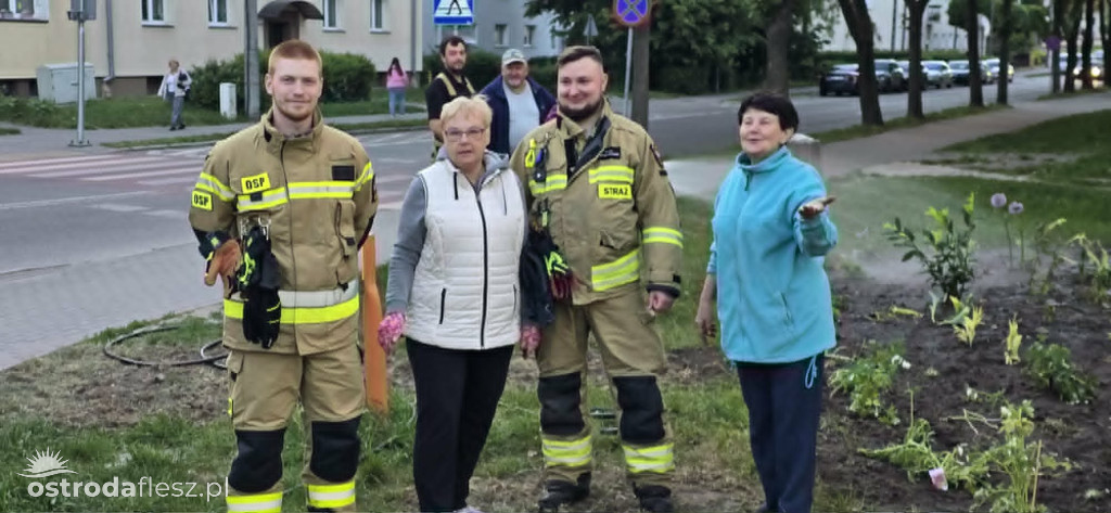 Mieszkańcy wspólnie upiększają osiedle Centrum