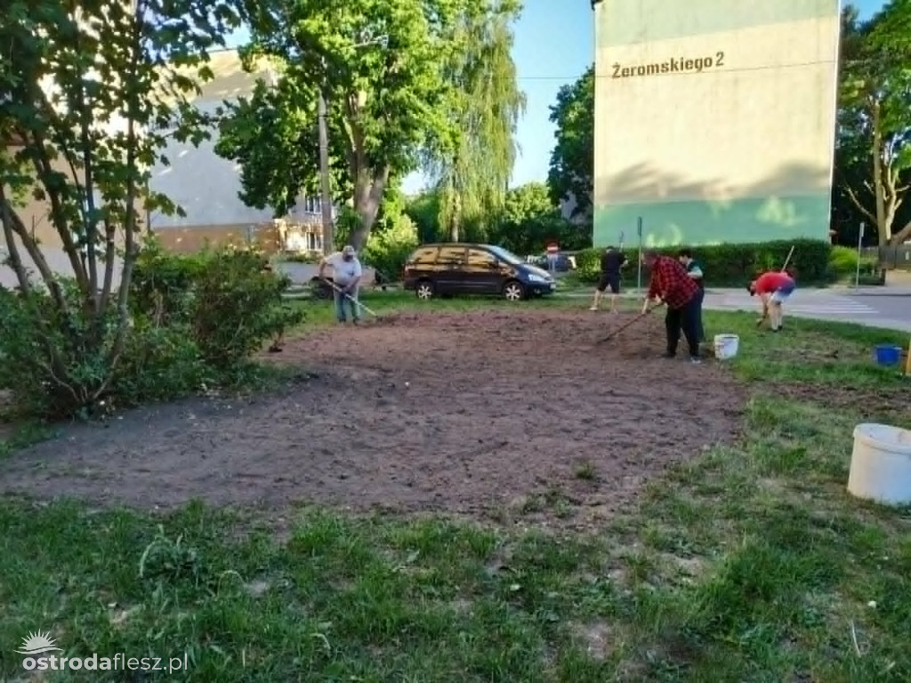 Mieszkańcy wspólnie upiększają osiedle Centrum