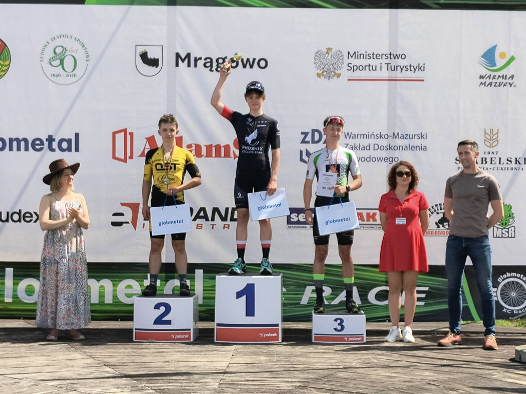 Młodzi kolarze z Ostródy podbili Mrągowo!