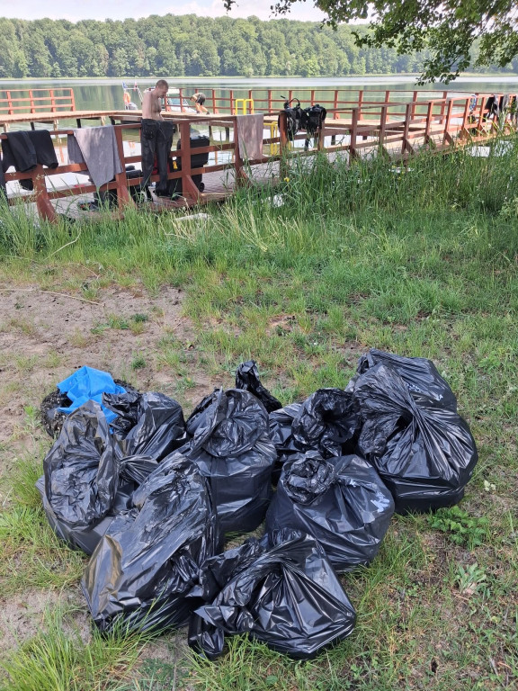 Społeczna akcja na plaży miejskiej w Miłomłynie