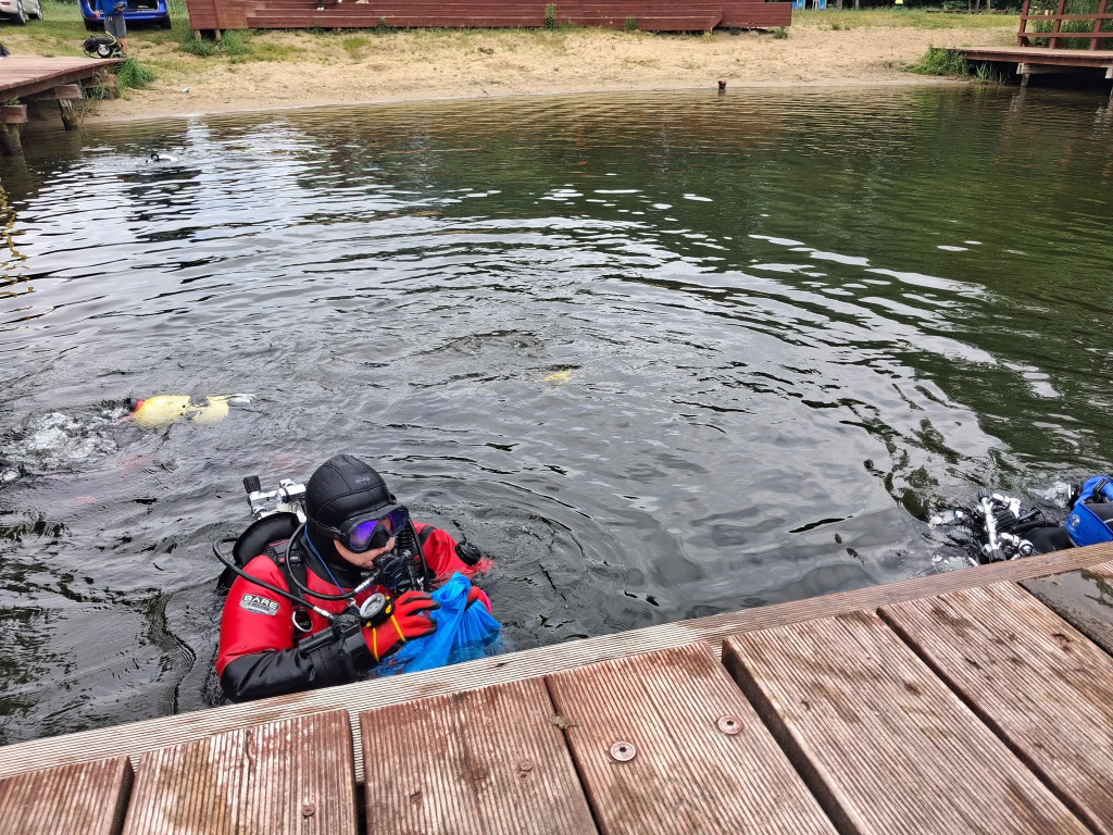 Społeczna akcja na plaży miejskiej w Miłomłynie