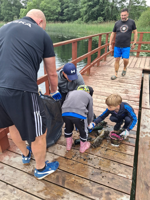 Społeczna akcja na plaży miejskiej w Miłomłynie