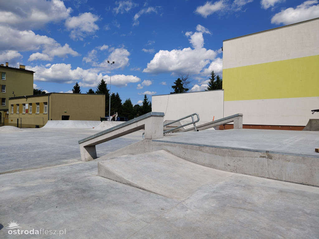 Coraz bliżej koniec budowy skateparku w Ostródzie