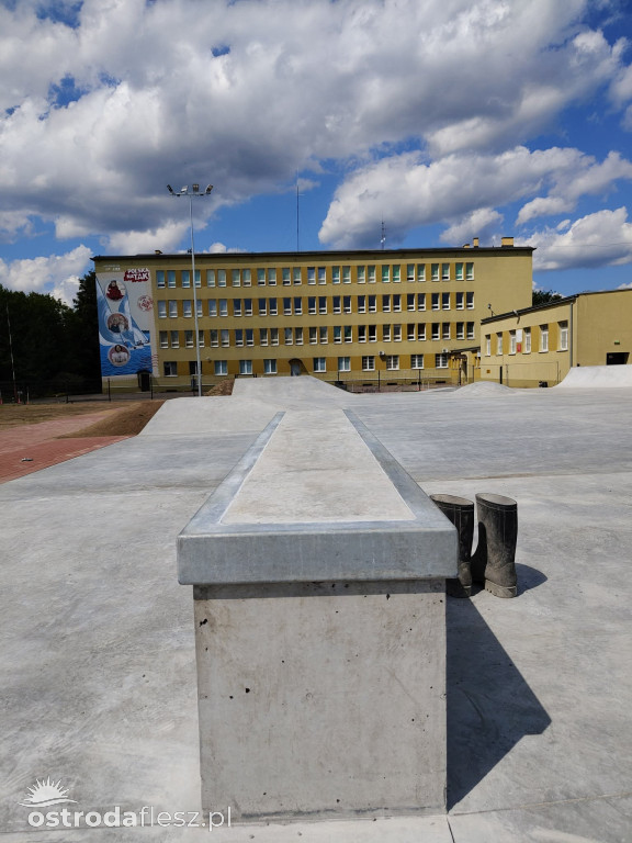 Coraz bliżej koniec budowy skateparku w Ostródzie