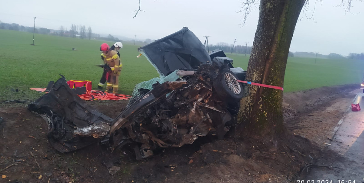 TRAGICZNY WYPADEK W GM. MORĄG! ZGINĄŁ 37-LATEK