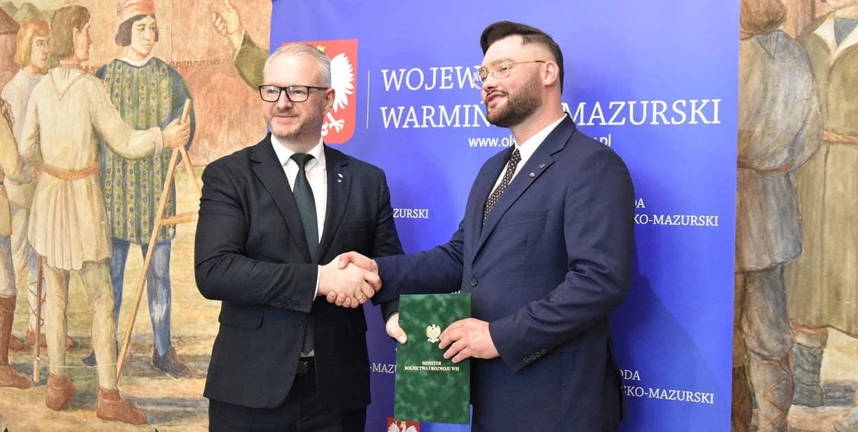 Mateusz Cygan nowym Dyrektorem W-M Ośrodka Doradztwa Rolniczego