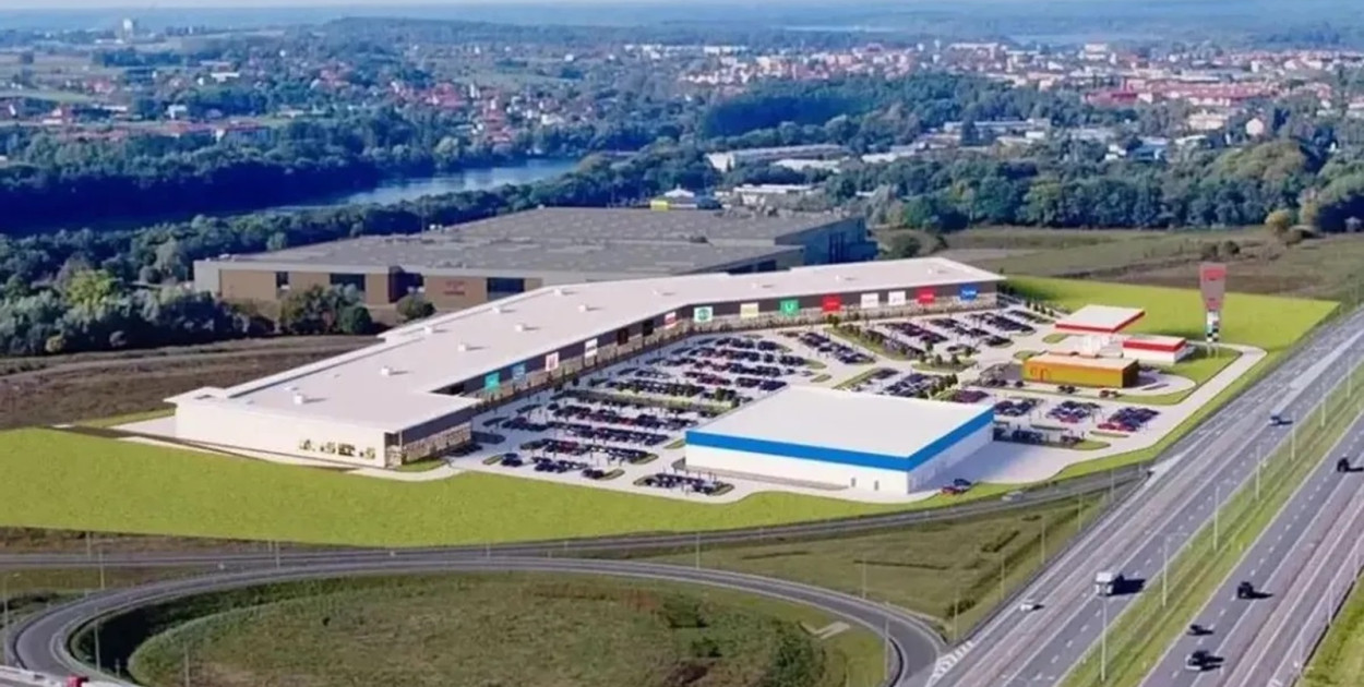 Trwa budowa Centrum Handlowego BIG Ostróda. Otwarcie w III kwartale
