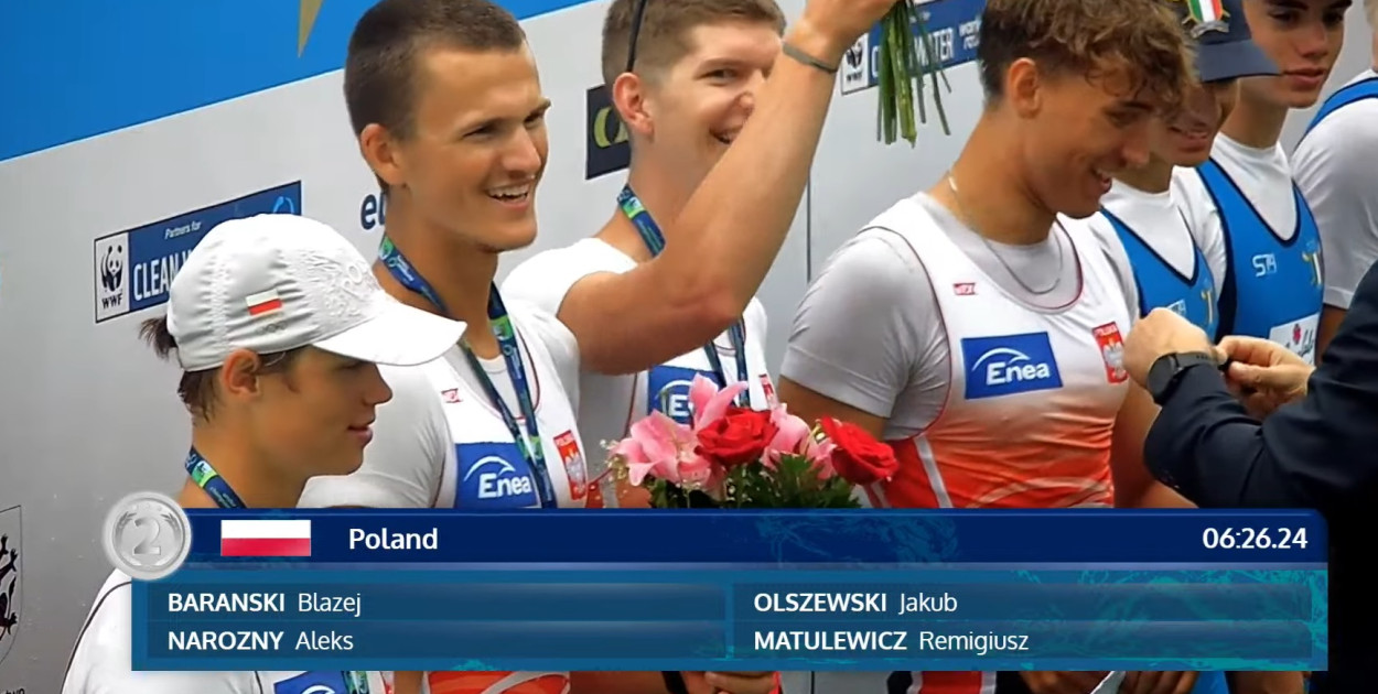 Jakub Olszewski z UKS Puma Ostróda wicemistrzem Europy w wioślarstwie