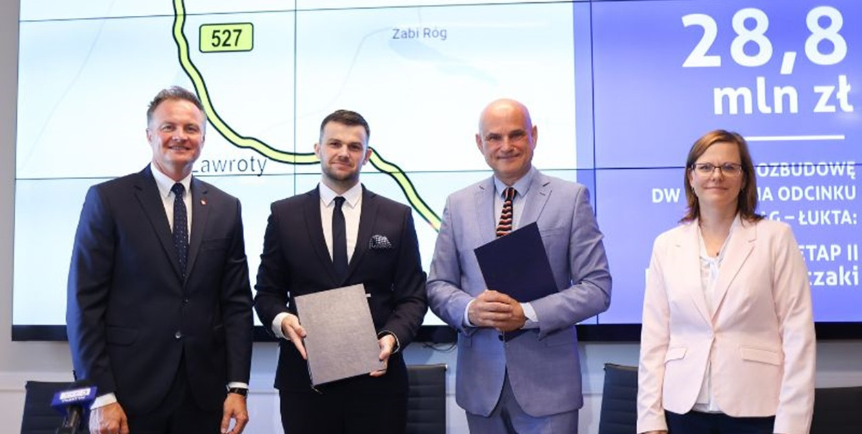 Rusza rozbudowa drogi wojewódzkiej Morąg-Olsztyn między Bramką a Florczakami