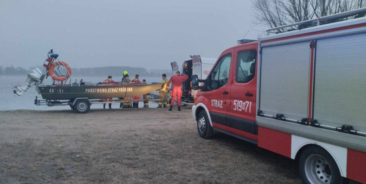 Utonięcie wędkarza na Jeziorze Skarlińskim! Nowe informacje [FOTO]