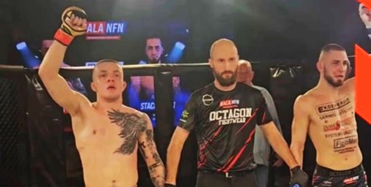 Antek Walczak z Dragon Fighter Bynowo zwycięża na gali NFN w Nowym Mieście!