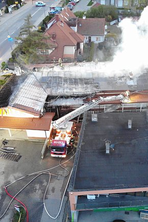 Pożar sklepu spożywczego w Olsztynie-11597
