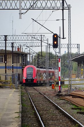 Stacja Ostróda. Pierwsze prace przy budowie tunelu-11698