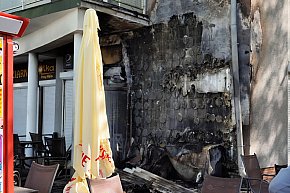Pożar i duże straty restauracji na J. Drwęckim-12450