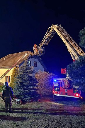 Pożar domu w miejscowości Jakubowo w Gm. Dąbrówno!-12453
