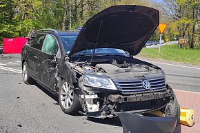 Motocyklista zginął po zderzeniu z volkswagenem-12489