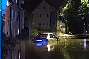 Dramatyczna noc w regionie! Powodzie, podtopienia-12659