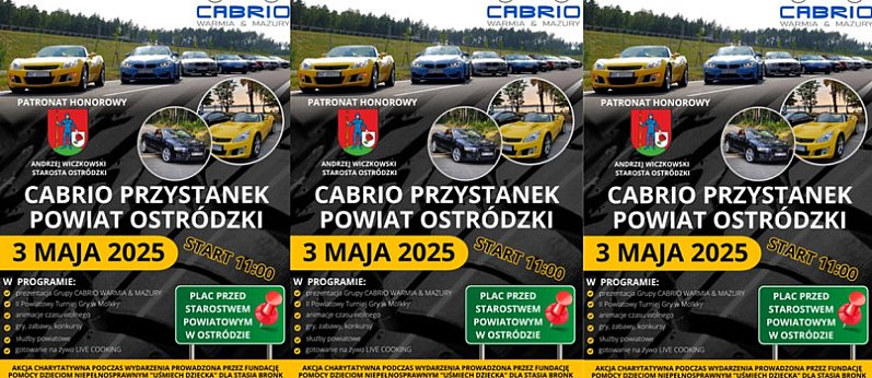 Cabrio Przystanek na Placu przed Starostwem Powiatowym