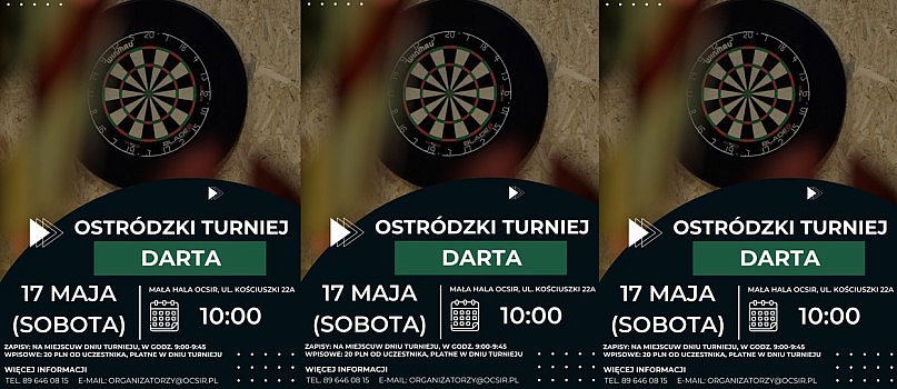 Ostródzki Turniej Darta już 17 maja!-488