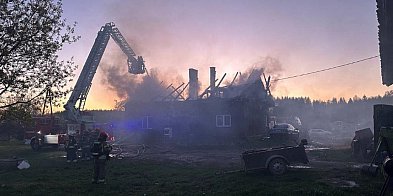 Pożar budynku mieszkalnego w miejscowości Biesowo-89830