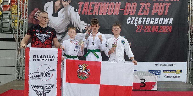 5 medali zawodników KS Gladius Ostróda w Mistrzostwach Polski w Taekwon-do - 90152