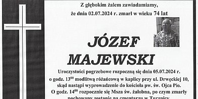 Ostróda: Odszedł Pan Józef Majewski z zawodu krawiec z pasji muzyk-91912