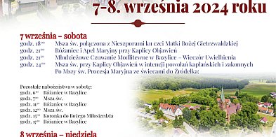 Uroczystości odpustowe w Gietrzwałdzie - utrudnienia -93407