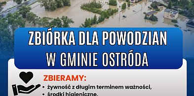 Zbiórka dla powodzian w Gminie Ostróda. Gdzie można oddać dary?-93606