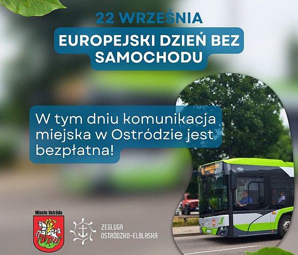 Bezpłatna komunikacja miejska w Ostródzie już w najbliższą niedzielę 22 września!-93686