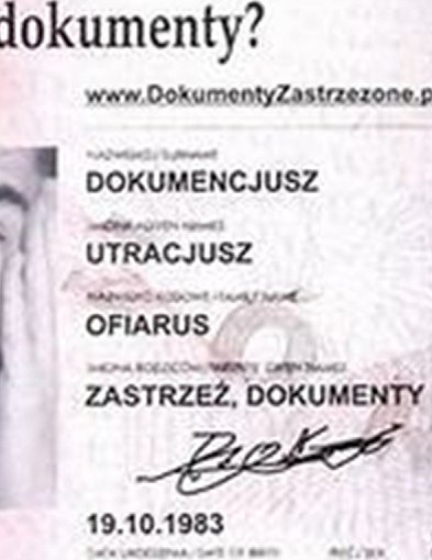 Utraciłeś dokumenty - koniecznie je zastrzeż!-95091