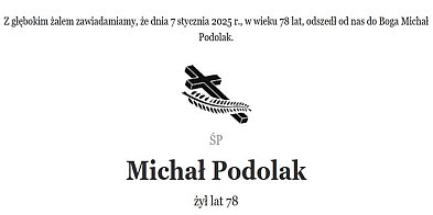 Odszedł Michał Podolak - muzyk, pasjonat Dąbrówna i nauczyciel w Saminie-96425