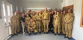 Ostatni dzień służby w KP PSP st. kpt D. Szczęsnego
