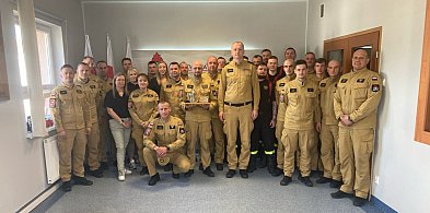 Ostatni dzień służby w KP PSP Ostróda st. kpt. Daniela Szczęsnego-99412
