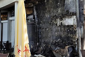 Policja prowadzi dochodzenie w sprawie podpalenia restauracji w Ostródzie!-99424
