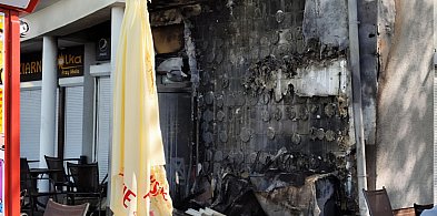 Policja prowadzi dochodzenie w sprawie podpalenia restauracji w Ostródzie!-99424