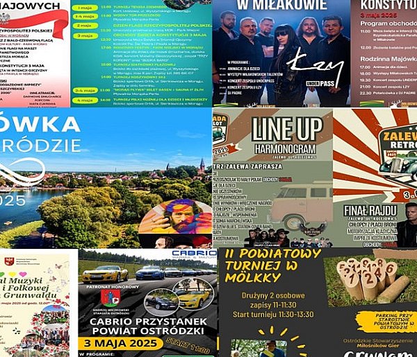 Multum wydarzeń w majówkę i nie tylko w Ostródzie, powiecie i okolicach!-99426